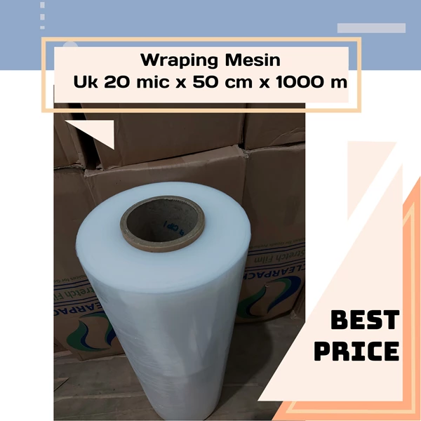 Plastic Wrapping Machine Protector Product width 50 cm length 1000m