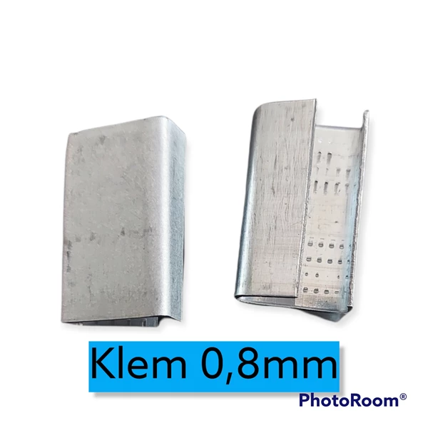 Klem Besi Bergerigi untuk Tali Strappingband Pet Ukuran 0.8 mm